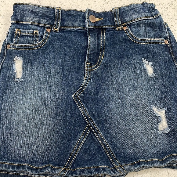 Wonder Nation girls Blue and Black Denim Mini Skirts size 6/6X - Picture 2 of 10